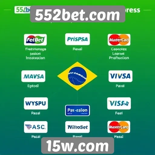 Métodos de pagamento aceitos no 552bet.com